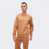 Champion Коричнева чоловіча кофта  crewneck sweatshirt cha220254-TBO L коричневий - зображення 1