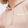 Champion Бежева жіноча кофта  hooded sweatshirt cha117656-WTP XS бежевий - зображення 4