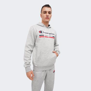 Champion Сіра чоловіча кофта  hooded sweatshirt cha220245-NOXM/NBK XXL сірий - зображення 1