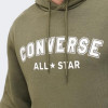 Converse Зелена кофта  STANDARD FIT ALL STAR CENTER FRONT HOODIE BB con10025411-306 S зелений - зображення 4