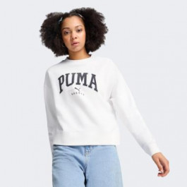   PUMA Біла жіноча кофта  SQUAD Crew FL 681539/02 XL білий