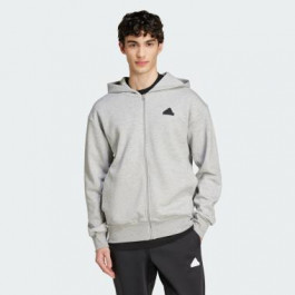   Adidas Сіра чоловіча кофта  M FI DBLKNT FZ IW8597 XXL сірий