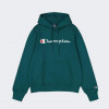 Champion Зелена чоловіча кофта  hooded sweatshirt cha220253-HLG XXL зелений - зображення 4