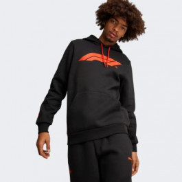   PUMA Чорна чоловіча кофта  F1 ESS Logo Hoodie FL 627224/01 XXL чорний