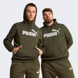   PUMA Оливкова чоловіча кофта  ESS Big Logo Hoodie FL (s) 586687/08 XXL оливковий