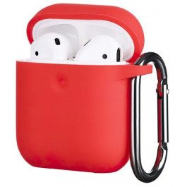   2E Чехол  для Apple AirPods Pure Color Silicone (3mm) Red (2E-AIR-PODS-IBPCS-3-RD)