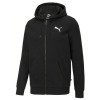 PUMA Толстовка на блискавці чоловіча  Ess Small Logo Fz Hoodie Fl 58670251 M Чорна (4063697312463) - зображення 1