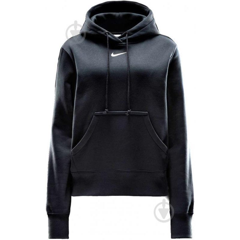 Nike Худі тепле жіноче  W Nsw Phnx Flc Std Po Hoodie HF6839-010 L Чорне (197596372663) - зображення 1