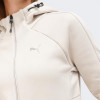 PUMA Толстовка на блискавці з капюшоном жіноча  Evostripe Full-Zip Hoodie 68167068 XS Бежева (40679799760 - зображення 4