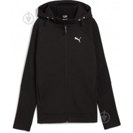   PUMA Толстовка на блискавці з капюшоном жіноча  Evostripe Full-Zip Hoodie 68167001 XS Чорна (406798135783