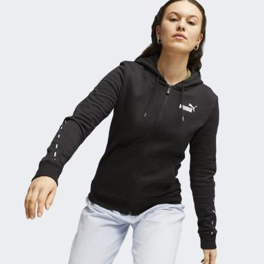 PUMA Чорна жіноча кофта  ESS TAPE FZ Hoodie FL 675997/01 S чорний - зображення 1