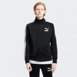   PUMA Чорна чоловіча кофта  Iconic T7 Track Jacket Pt 530094/01 L чорний