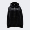 Nike Чорна жіноча кофта  W NSW PHNX FLC FZ OS HOODIE DQ5758-010 S чорний - зображення 6