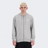 New Balance Сіра чоловіча кофта  Hoodie Sport Essentials Full Zip nblMJ41502AG L сірий - зображення 1