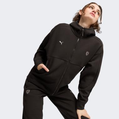 PUMA Чорна жіноча кофта  Ferrari Style Hooded Sweat Jacket Wmn 627099/01 M чорний - зображення 1