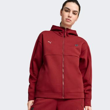 PUMA Бордова жіноча кофта  Ferrari Style Hooded Sweat Jacket Wmn 627099/05 S бордовий - зображення 1