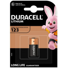   Duracell 16340 (CR123) bat(3B) Lithium 1шт (5006920)