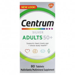   Centrum Silver, Adults 50+, 80 Tablets