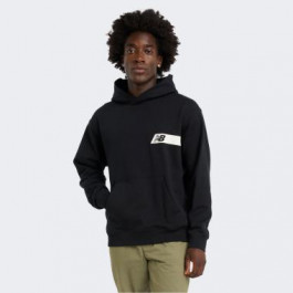 New Balance Чорна чоловіча кофта  Hoodie Athletics Player nblMT43561BK