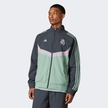 Adidas Темно-сіра чоловіча кофта  REAL SZN TT IT3773 - зображення 1