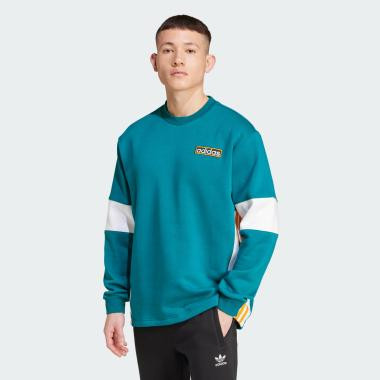 Adidas Бірюзова чоловіча кофта  ADIBREAK CREW IW5813 - зображення 1