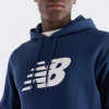 New Balance Синя чоловіча кофта  Hoodie Sport Core Brushed nblMT43904NNY - зображення 4