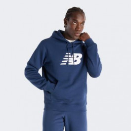   New Balance Синя чоловіча кофта  Hoodie Sport Core Brushed nblMT43904NNY