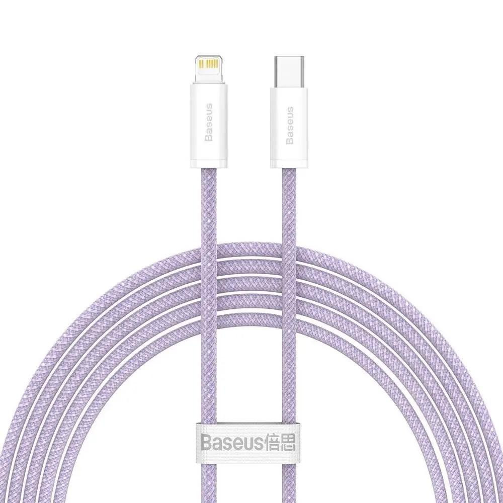 Baseus Dynamic Series Fast Charging Data Cable Type-C to Lightning 20W 1m Purple (CALD000005) - зображення 1