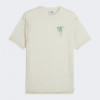 PUMA Бежева чоловіча футболка  DOWNTOWN RE:COLLECTION Tee 624402/87 - зображення 6