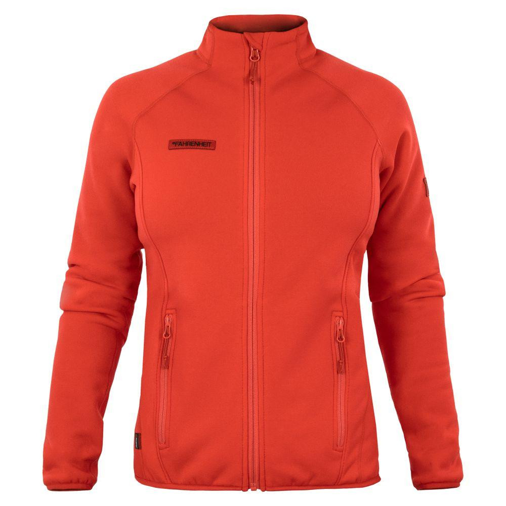 Fahrenheit Кофта  W Power Grid Full ZIP Regular Red XXS (1044-FAPSPRO10524 XXS/R) - зображення 1