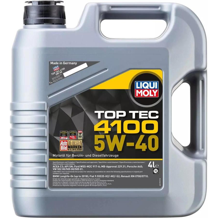 Liqui Moly TOP TEC 4100 5W-40 4л - зображення 1