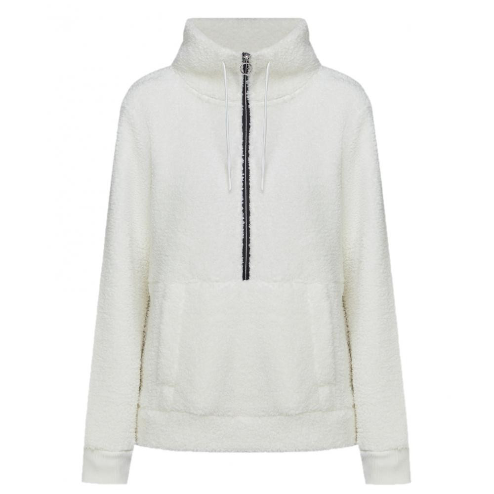 CMP Кофта  Woman Sweat 32P3806 M White (1097-32P3806-A143 40) - зображення 1