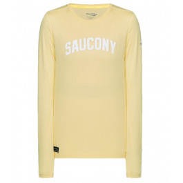   Saucony Кофта  Stopwatch Graphic Long Sleeve Wmn Light Yellow M (1097-800405-GWA3 M)