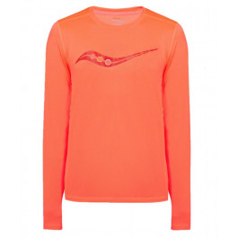   Saucony Кофта  Stopwatch Graphic Long Sleeve Peach S (1097-800311-VRA2 S)