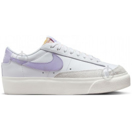   Nike Жіночі кеди низькі  Blazer Low Platform DJ0292-114 41 (9.5US) 26.5 см Білі (197593623829)