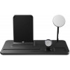 Zens 4-in-1 MagSafe + Watch + iPad Wireless Charging Station Black (ZEDC21B/00) - зображення 1