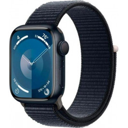   Apple Watch Series 9 GPS 41mm Midnight Aluminum Case w. Midnight Sport Loop (MR8Y3)