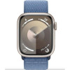 Apple Watch Series 9 GPS 41mm Starlight Aluminum Case w. Winter Blue Sport Loop (MR9K3) - зображення 2