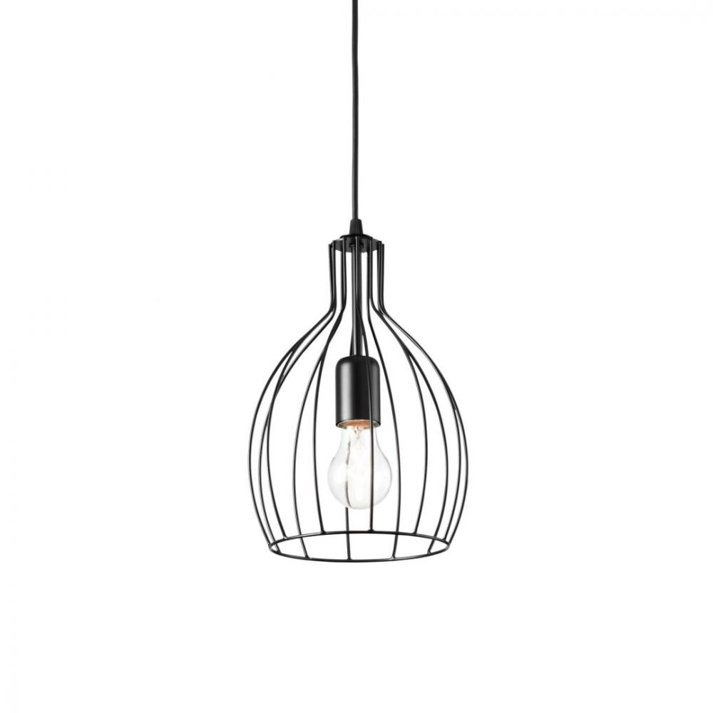 Ideal Lux Светильник подвесной Ampolla-2 Sp1 Nero 148151 - зображення 1