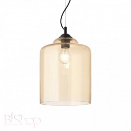   Ideal Lux Потолочный светильник BISTRO SP1 SQUARE AMBRA (163789)