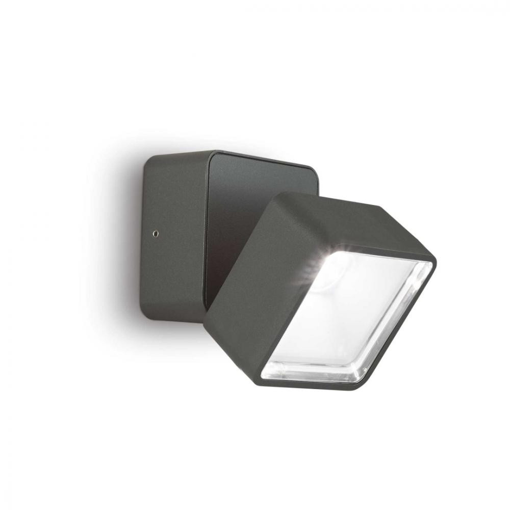 Ideal Lux Вуличне бра  285511 Omega AP Square Antracite 4000K - зображення 1