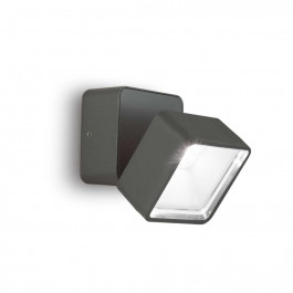   Ideal Lux Вуличне бра  285511 Omega AP Square Antracite 4000K