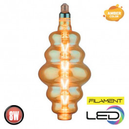   Horoz Electric LED Filament ORIGAMI-XL 8W Amber (001 053 0008)