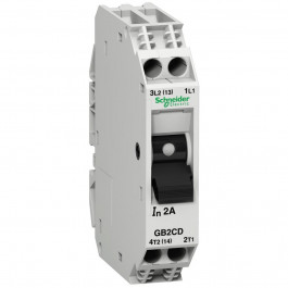   Schneider Electric TeSys GB2 1P+N 2A 15 kA (GB2CD07)