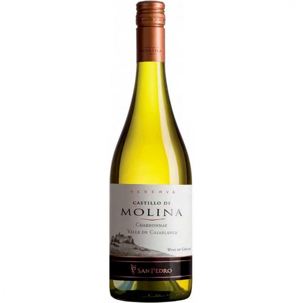 Castillo de Molina Вино Chardonnay белое сухое 0.75 л 13-14% (7804300010508) - зображення 1