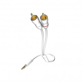   Inakustik Star 3,5mm Mini Jack - 2RCA 0,75m white