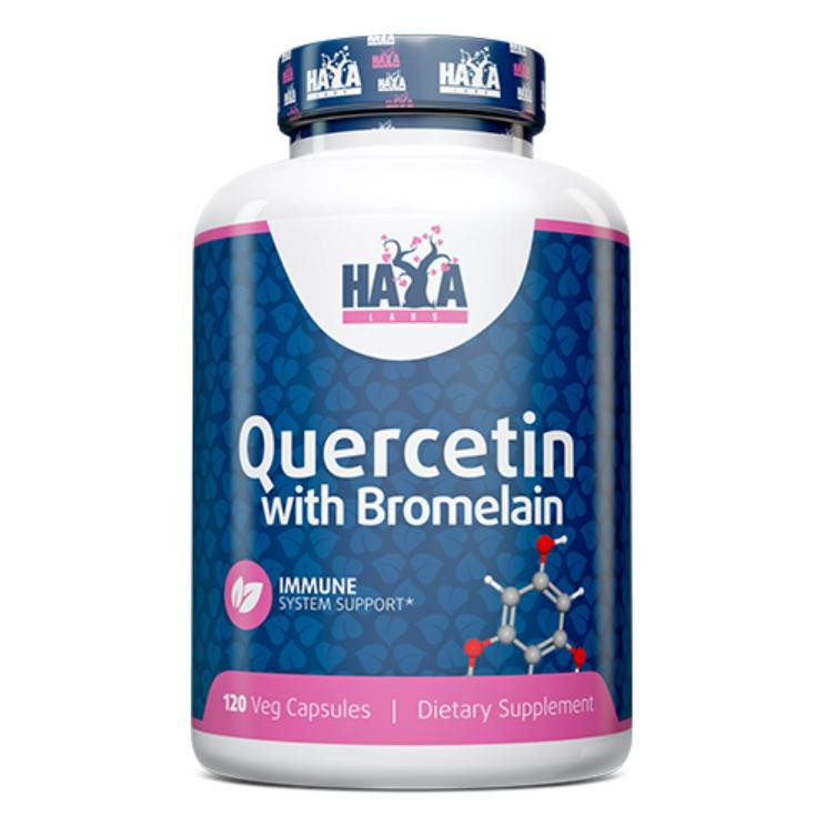 Haya Labs Quercetin with Bromelain - 120 веган капс - зображення 1