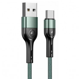   USAMS U55 USB-C 1m Green (SJ449USBSG02)