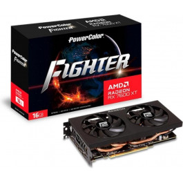   PowerColor Radeon RX 7600 XT 16 GB Fighter (RX 7600 XT 16G-F)