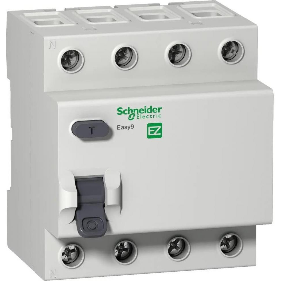 Schneider Electric EZ9 4Р, 25А, 30 мА, АС (EZ9R34425) - зображення 1